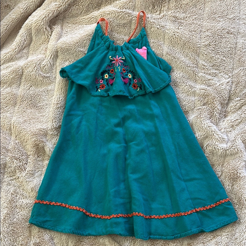 Isaac Mizrahi Blue Halter Sundress Casual